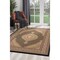 Homeroots 7 x 9 ft. Black & Beige Medallion Area Rug 395349 - alternate 9